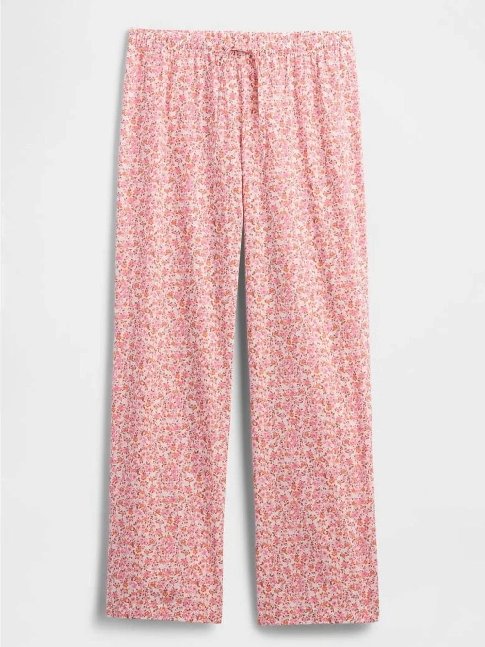 GAP Pink Floral Wide-Leg Pajama Pants Large NWOT